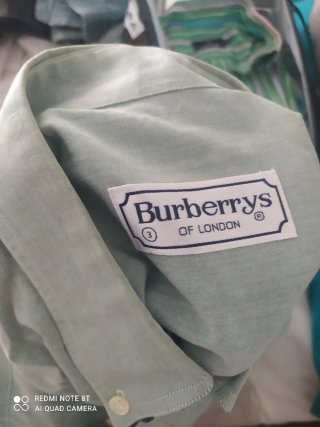 Camisa Oxford Burberrys Vintage Verde