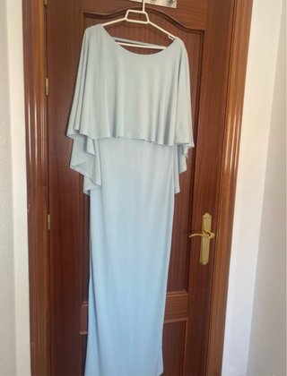 Vestido fiesta azul talla única sin estrenar