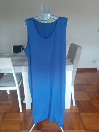 Vestido azul talla única