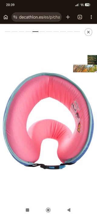 Chaleco flotador piscina Nabaiji 15-25 kg