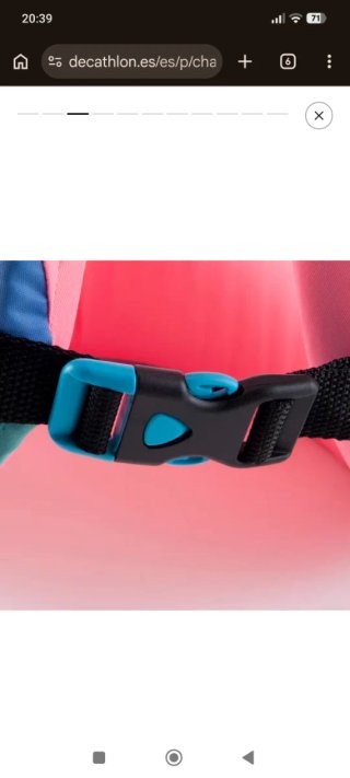 Chaleco flotador piscina Nabaiji 15-25 kg