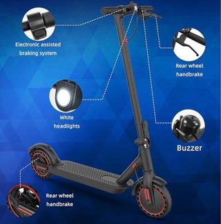 Patinete Eléctrico Plegable Doble Frenado Poco uso