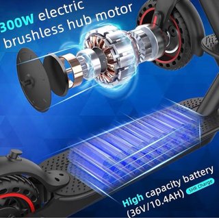 Patinete Eléctrico Plegable Doble Frenado Poco uso