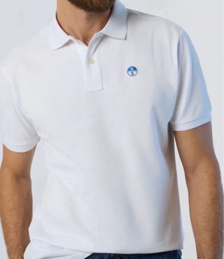 Polo North Sails Hombre Blanco