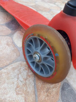 Patinete infantil 3 ruedas rojo