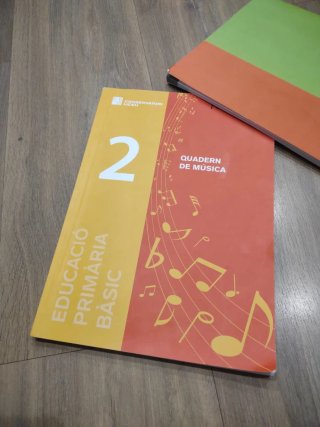 Quadern musica. Conservatori liceu. 2n primaria