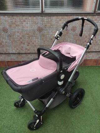 Bugaboo Camaleón 3 Negro/Rosa: Capazo, Silla y más