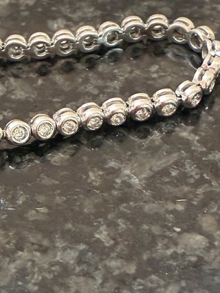 Pulsera Tenis Oro 18k 1.80 Ct Diamantes Naturales
