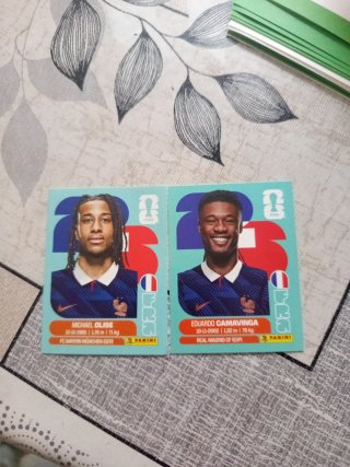 Cromos Mundial 2026 - Camavinga y Olisse