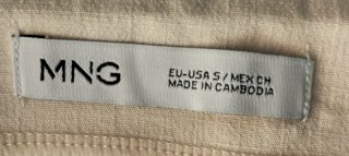Top Tirantes Drapeado Beige Talla Única