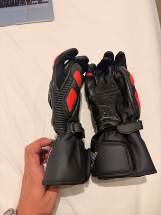 Guantes Dainese Druid 4 Negro/Rojo