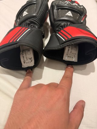 Guantes Dainese Druid 4 Negro/Rojo