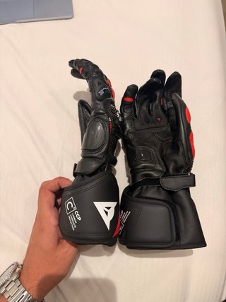 Guantes Dainese Druid 4 Negro/Rojo