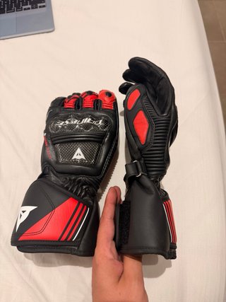 Guantes Dainese Druid 4 Negro/Rojo