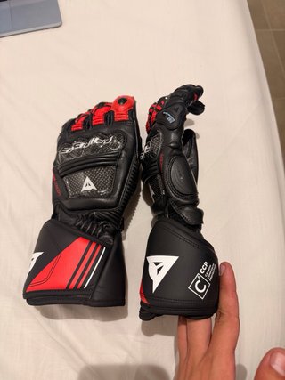 Guantes Dainese Druid 4 Negro/Rojo