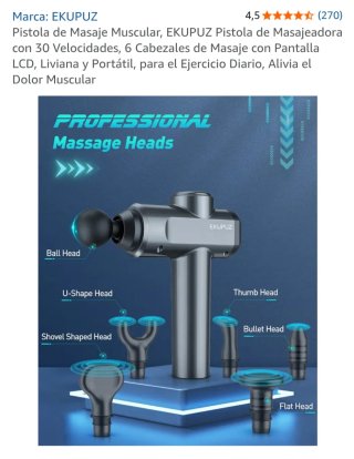 Pistola Masajeadora Eléctrica