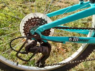 Bicicleta infantil 24" doble suspensión y cambios