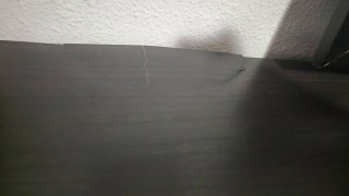 Mueble TV Ikea Negro/Marrón
