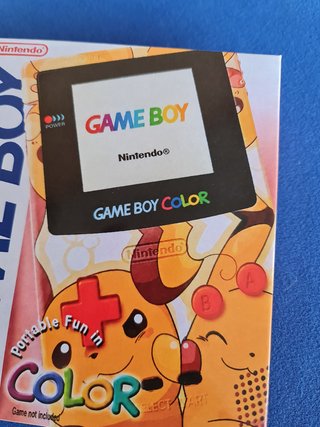 Scatola Game Boy Color Edizione Pikachu & Raichu