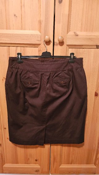 Falda Ralph Lauren marrón mujer