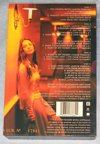 Alanis Morissette The Singles Box 5 CDs