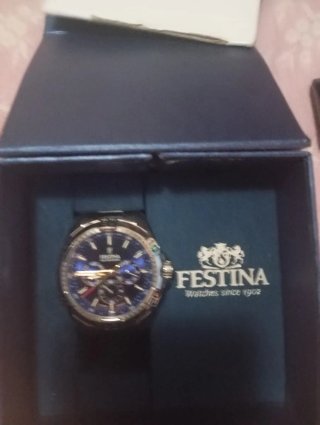 Reloj Festina Negro y Azul