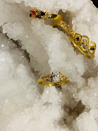 Lote 8 Anillos Bisutería