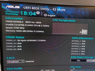 Placa Base Asus Prime B250M-A + i5