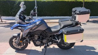 Qj motor SRT 550X Aventura Azul/Gris