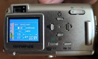 Fotocamera Olympus Argento
