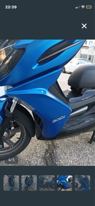 KYMCO K-XCT 300i Maxi Scooter Azul