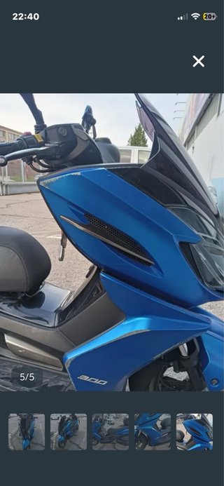 KYMCO K-XCT 300i Maxi Scooter Azul