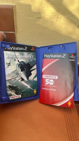 Caja Ace Combat Jefe de Escuadrón PS2