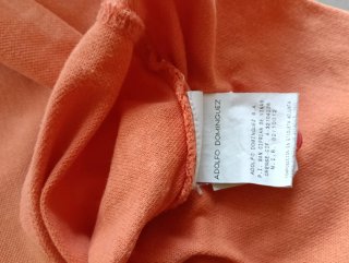 Polo Adolfo Dominguez Talla 4 Naranja