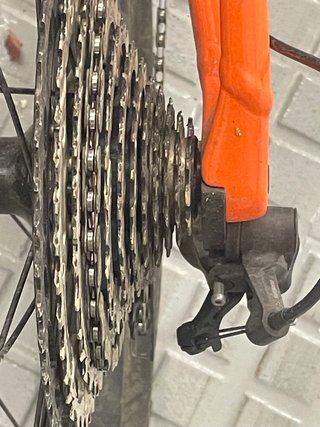 Orbea OIZ H10 TR 2021 , color naranja, talla L.