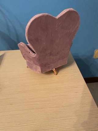 Poltrona porta gioie a forma di cuore