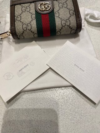Cartera Gucci Monogram con Rayas