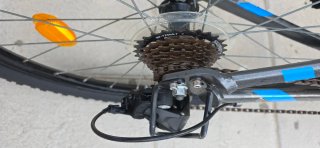 Bicicleta Rockrider ST100 Gris/Azul