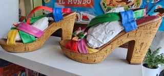 Sandalias Ixart Piel Talla 38 Multicolor