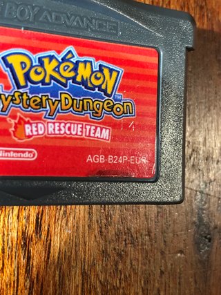Pokémon Mystery Dungeon red rescue team GBA