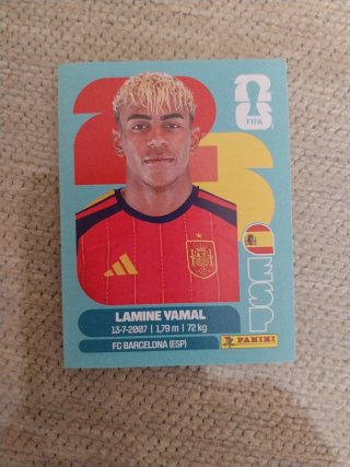 Cromo Lamine Yamal mundial 2026