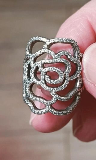Anillo Pandora Flor Plata