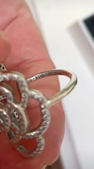 Anillo Pandora Flor Plata