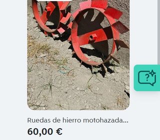 MULA MOTOAZADA MOTOCULTOR 80 KG GARANTIA