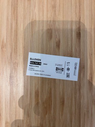 Supporto per computer in legno e bianco