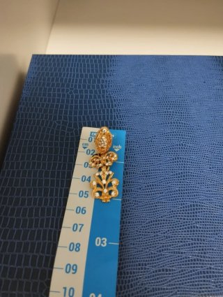 Aderezo Fallera Niña dorado