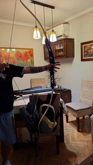 Set di 12 frecce per arco con custodia, arco, spedizione non inclusa