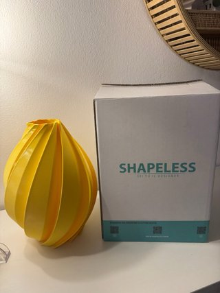 Vaso Giallo in PLA shapeless