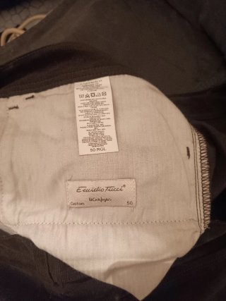 Pantalones pana Emidio Tucci Talla 50 (2 unidades)