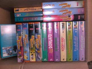 Lote de Películas VHS y DVD Variadas